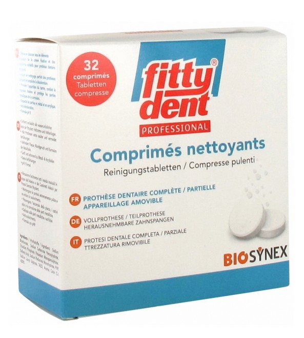 Fittydent Comprimés Nettoyants Bte de 32